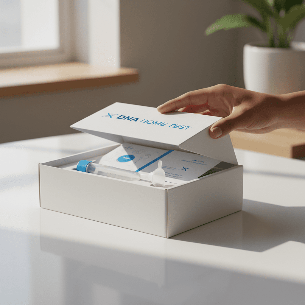 Testing kit on office conference table